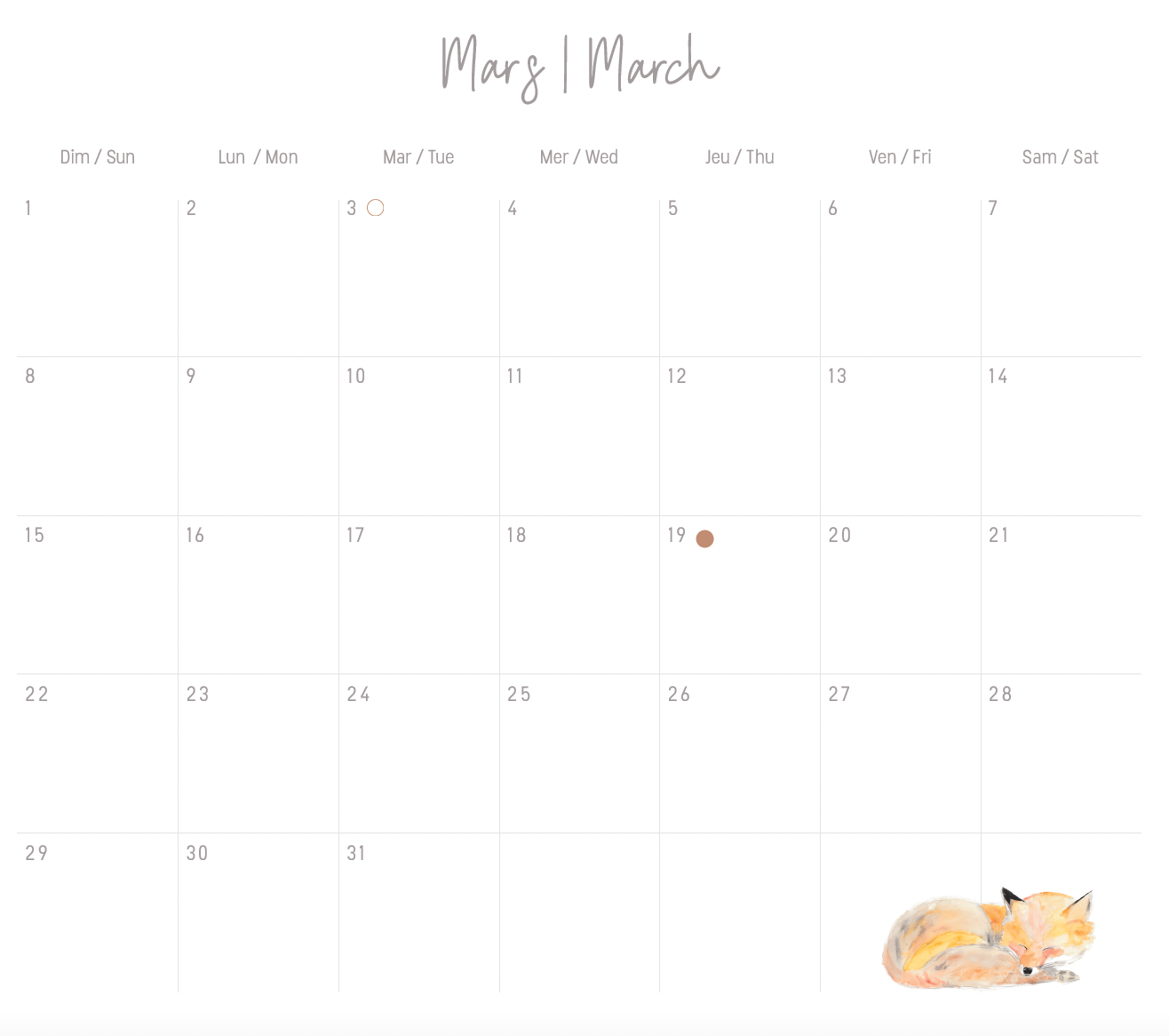 2026 Watercolor Calendar | *Get it early 20% OFF until sept 30th *| Monthly Animal Mural Calendar | 12-Month Illustrated | Made in Quebec
