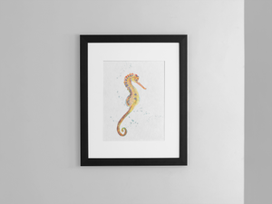 Sea Horse Print NEW! Ocean art print