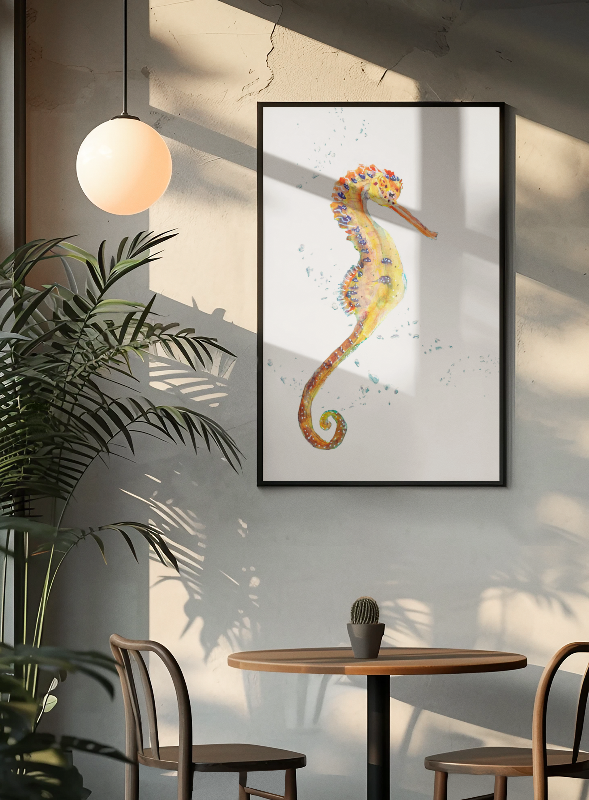 Sea Horse Print NEW! Ocean art print